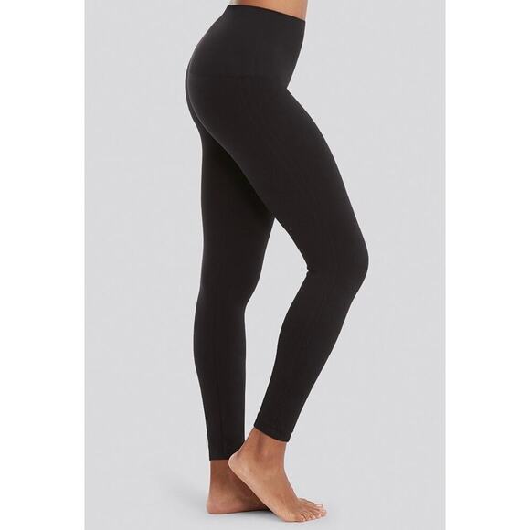 SPANX Look At Me Now Seamless Leggings In Black Size XL - Picture 1 of 9